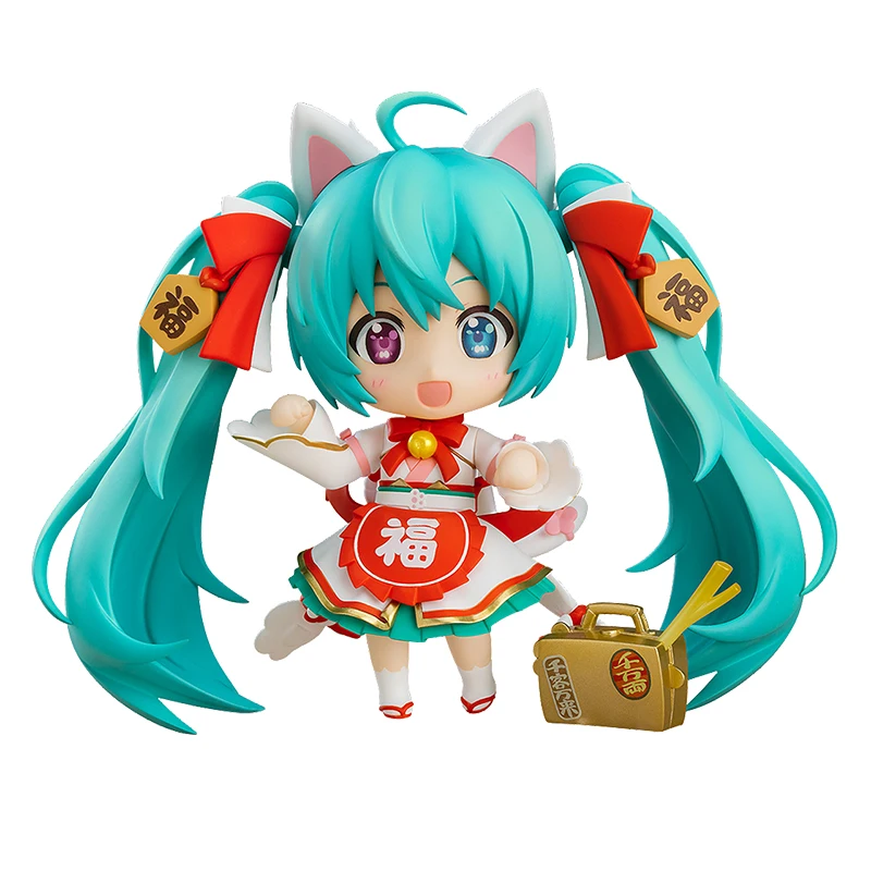 

Pre-Sale Vocaloid Hatsune Miku: Lucky Cat Miku Action Figure Cartoon Model Toys Q Version Figure Model Collectibles Model Toys