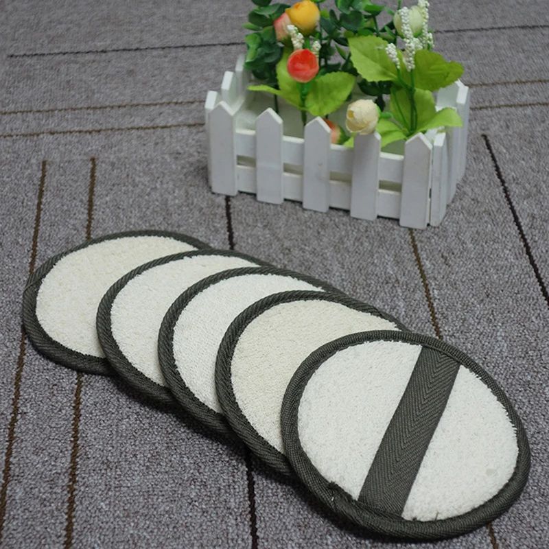 

1pcs 13*13cm Natural Loofah Sponge Bath Ball Shower Rub Bath Shower Wash Body Pot Sponge Scrubber Durable Healthy Massage Brush
