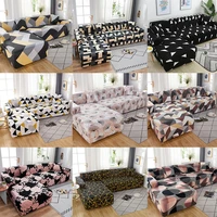 elastic sofa cover couch cover spandex modern polyester corner sofa couch slipcover chair protector living room 1234 seater
