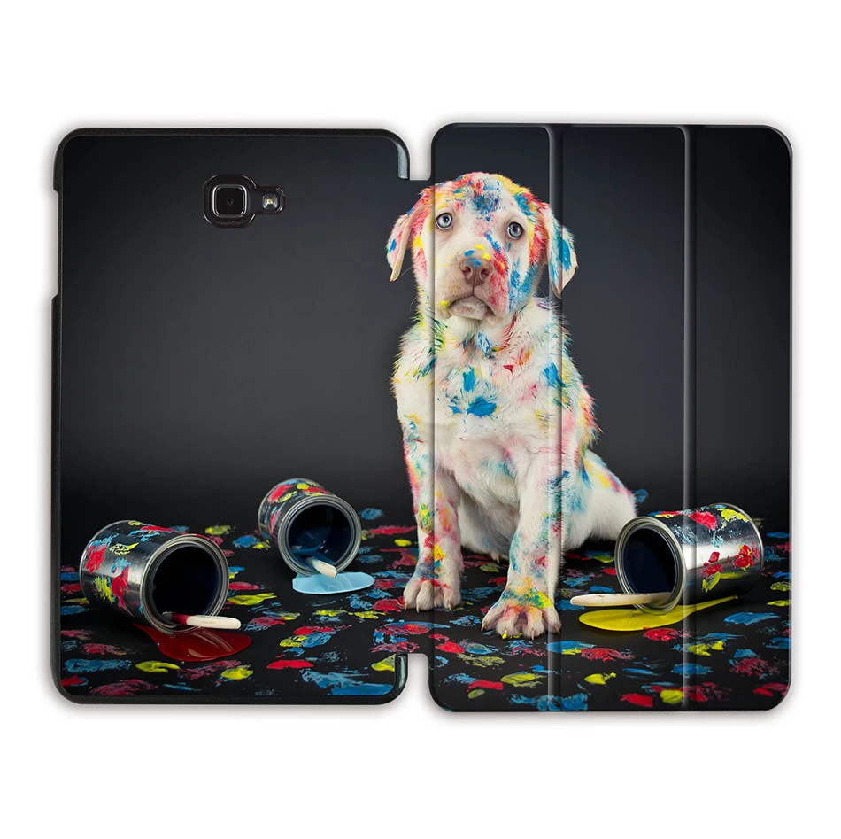 MTT чехол для планшета для samsung Galaxy Tab A a6 10,1 T585 T580 SM-T580 T580N из искусственной кожи с Откидывающейся Крышкой и подставкой - Цвет: SS18
