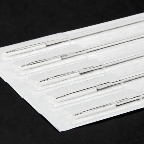 

50 Pcs Disposable Stainless Steel Sterile Tattoo Needles Supply 5RS