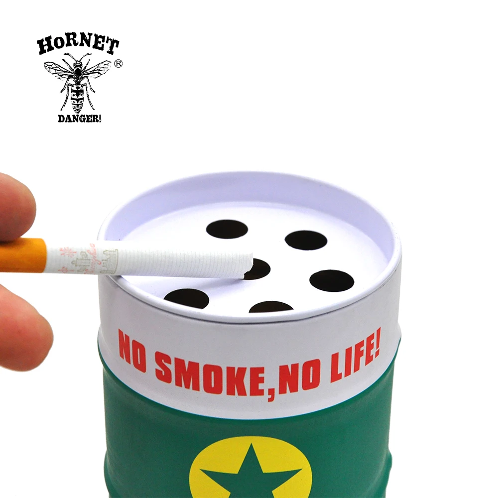 Алюминиевые масляные барабаны без дыма жизни пепельница с изображением листьев