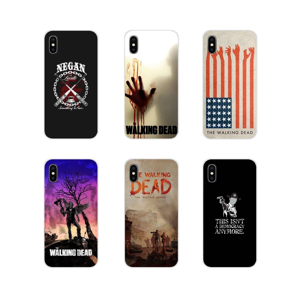 Чехол для телефона Comic The Walking Dead Motorola Moto X4 E4 E5 G5 G5S G6 Z Z2 Z3 G G2 G3 C Play Plus | Мобильные
