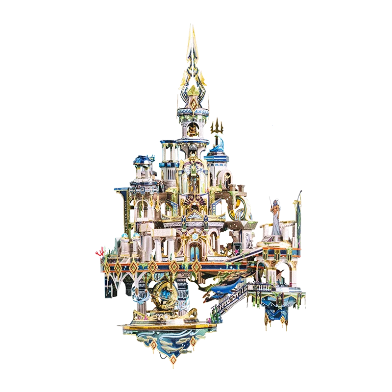 

STEEL GOLEM 3D DIY Metal Puzzle Atlantis Model DIY Assembly 3D Laser Cut Model Puzzle Jigsaw Toys for Adult