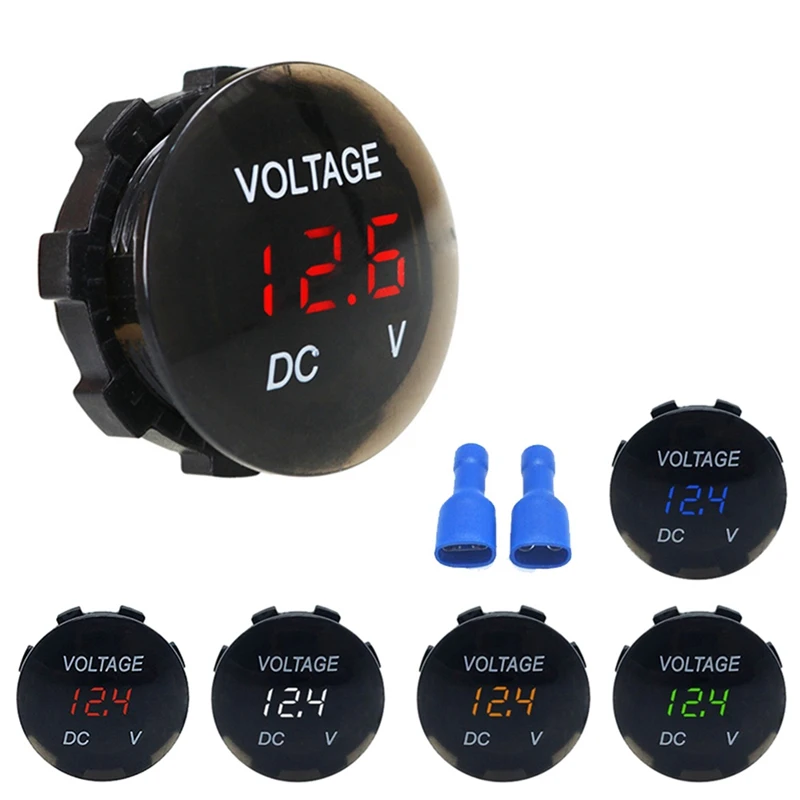 

For Car Voltmeter Ammeter Digital Panel Tester Led Display Appliances For Car Auto Motorcycle DC12V Waterproof