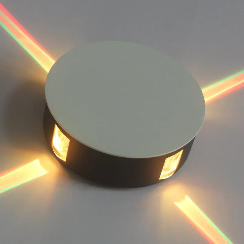 Светодиодный настенный светильник RGB для крыльца, современный встраиваемый светильник 9 Вт/12 Вт, красочные бра, фойе, декор для гостиной, коридора, внутреннее освещение ZBD0005