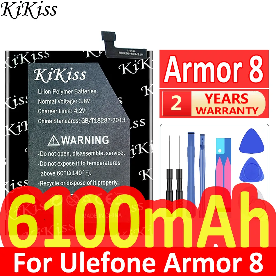 

6100mAh KiKiss Powerful Battery For Ulefone Armor 8 Armor8