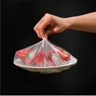 Набор одноразовых мисок для сохранения свежести, 100 шт., крышка для мисок, кухонная упаковочная сумка для овощей и полиэтиленовый пакет для фруктов