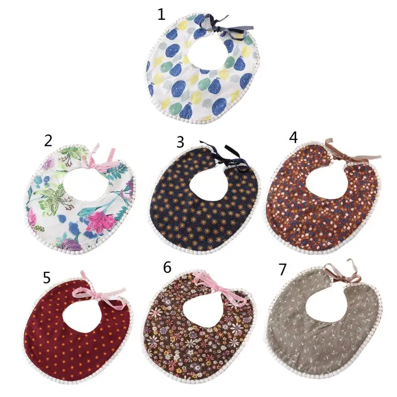 

Моющиеся нагрудники для новорожденных девочек и мальчиков; Хлопковые треугольные Детские ползунки для кормления