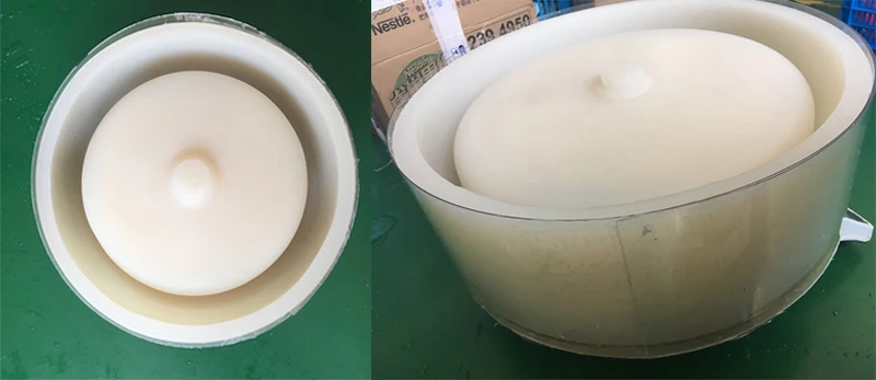 Прямоугольника раковина силиконовые формы diy формы для цемента круглая раковина бассейн под открытым небом пресс-форм