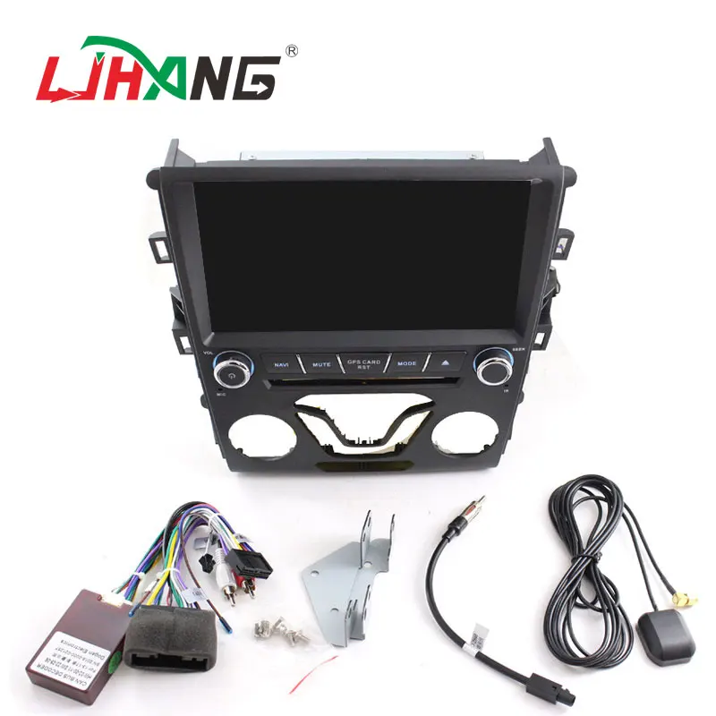 Автомобильный DVD мультимедийный плеер LJHANG Android 10 для Ford Mondeo Fusion 2012 2013 2014 WIFI GPS 2 Din