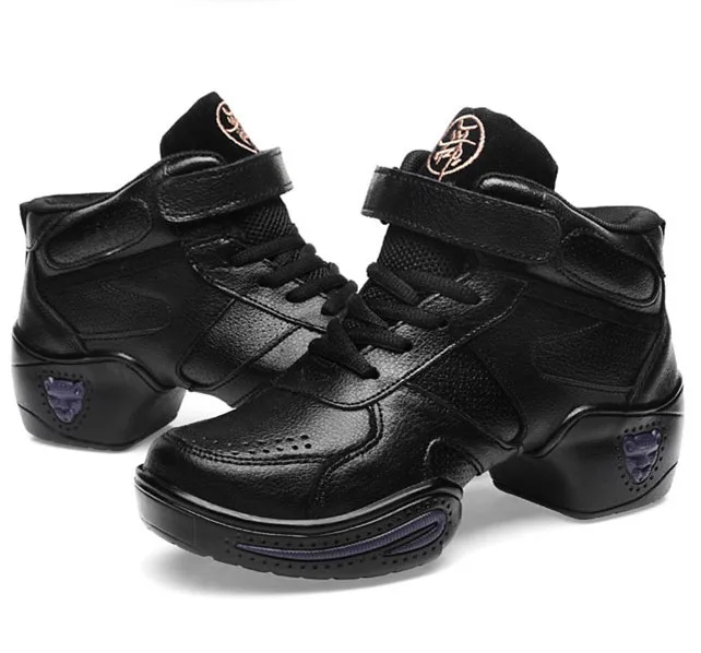 Кожаные дышащие Аутентичные мужские современные кроссовки Танцевальная обувь