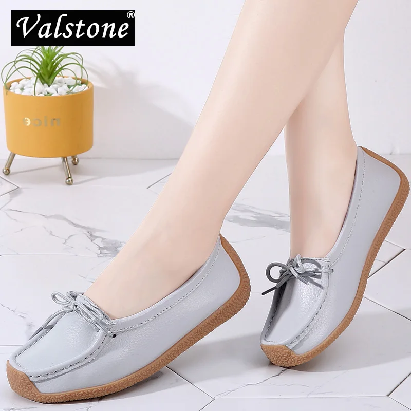 

Valstone Casual Women Flats Shoes Fashion All-match Quality Slip-on Footwear Soft Bottom Anti-skid Female Shoes Light Comfort