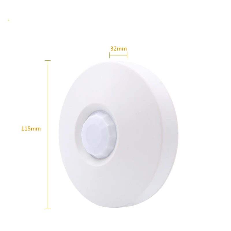 

Ceiling Mount Infrared Detector Wired Microwave and PIR Dual Tech Motion Sensor 360 Degree for All Wired Alarm Systems
