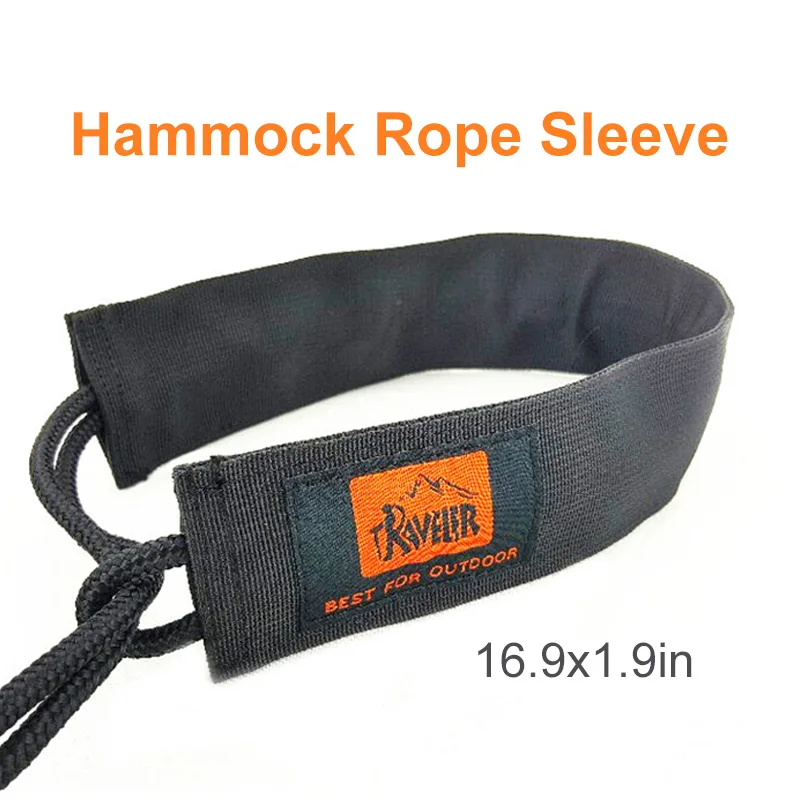 hammock rope sleeve Наружный походный гамак, Одноместный двойной гамак для людей, нейлоновый ультра-светильник, портативный гамак для качания, пляжный кемпинг, гамак для отдыха - Цвет: hammock rope sleeve