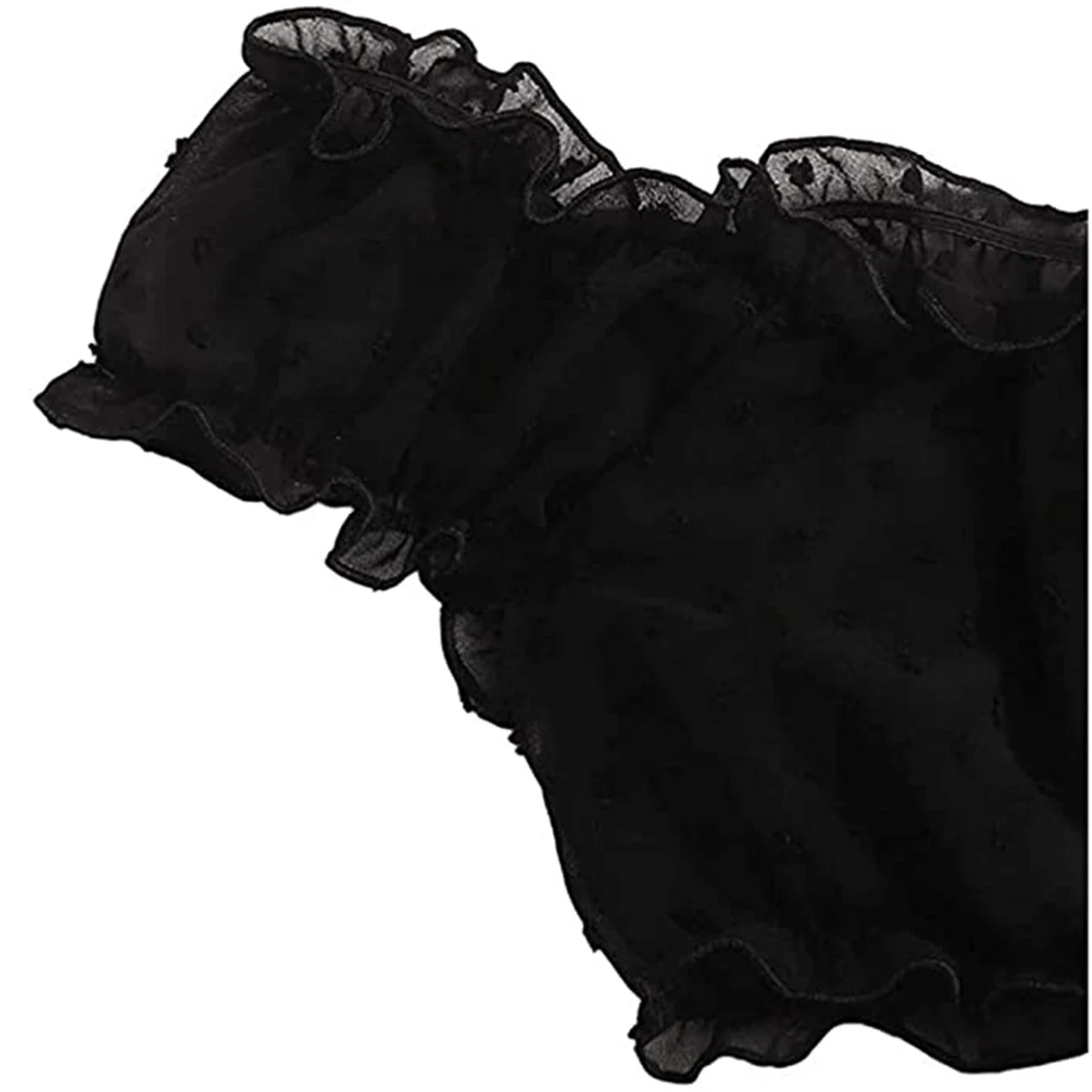 

2PCS/Set NEW Lolita Women Girl Sweet Sexy Sets Short Sleeve Off Shoulder Lace Up Solid Color Suits Ruffle Exotic Sets Underwear