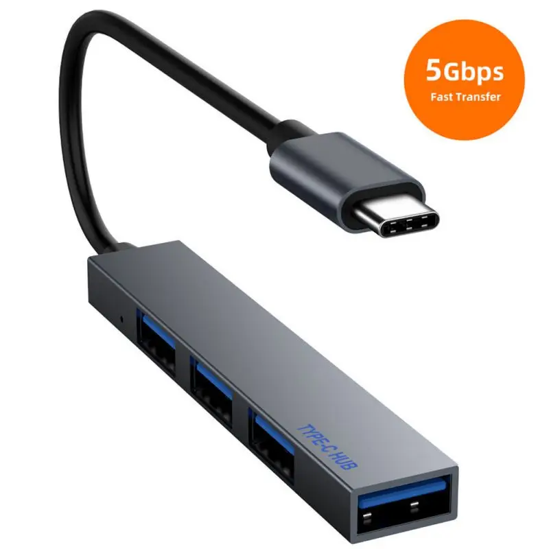 Адаптер разветвитель с 4 портами USB Type C и 3 0|USB-хабы| |