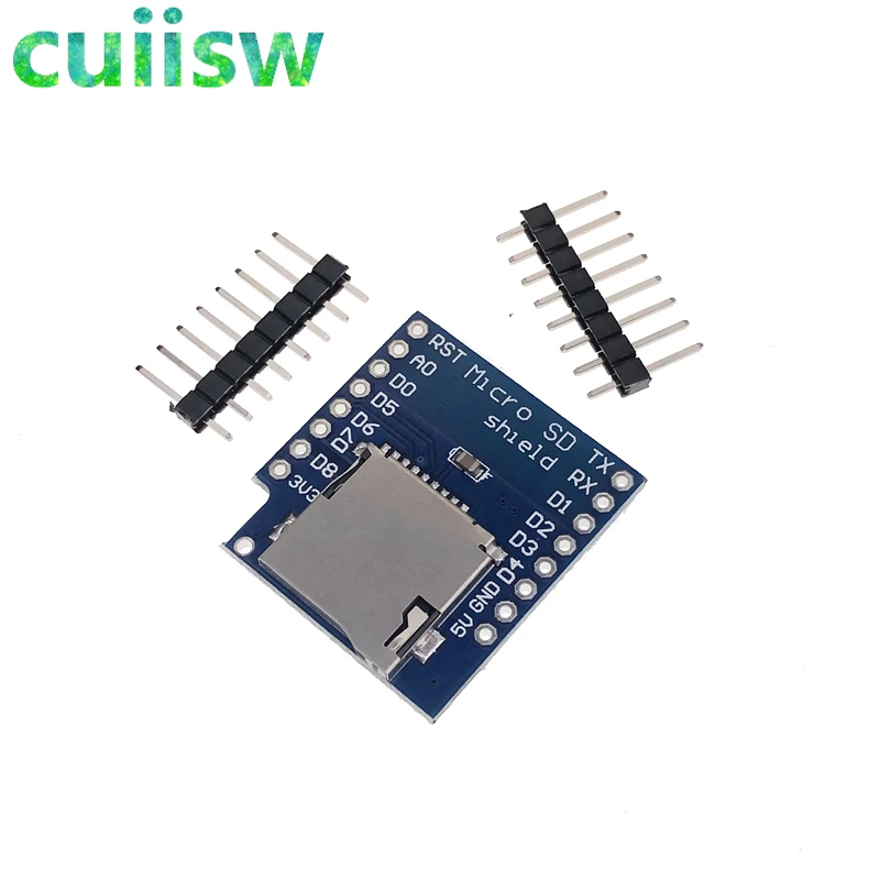 Щит для карты Micro SD WeMos D1 Mini TF WiFi ESP8266 модуль беспроводной совместимый с arduino 5 шт. |