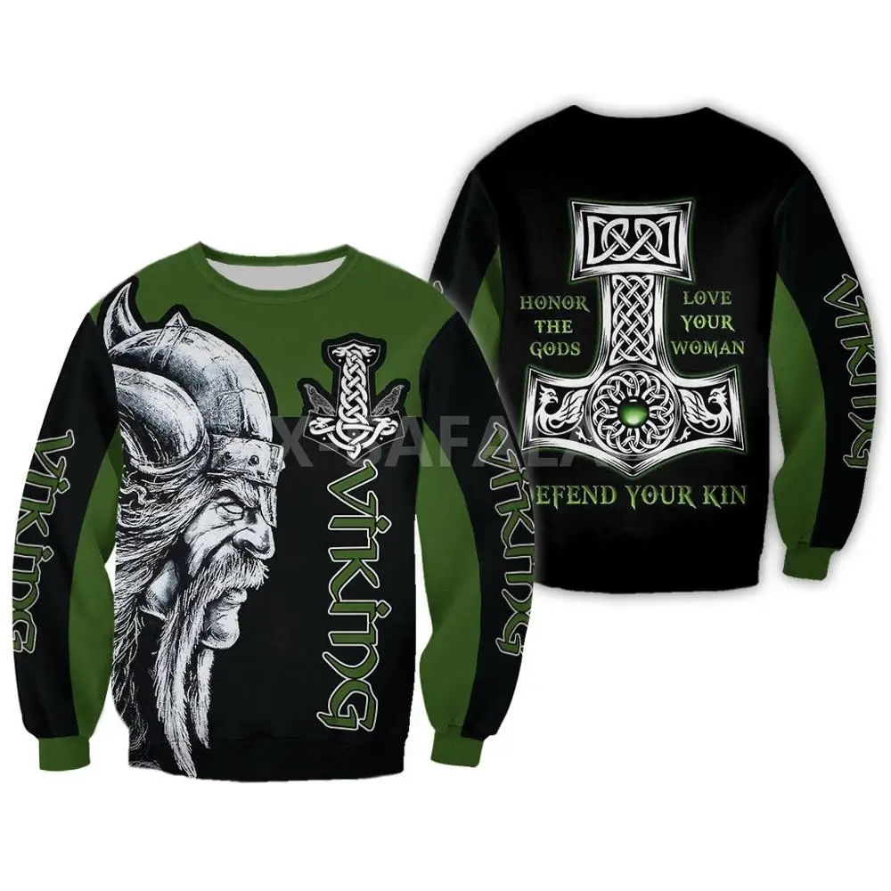 

Viking Tattoos 3D Print Hoodie Man Women Harajuku Outwear Zipper Pullover Sweatshirt Casual Unisex Jacket Style-1