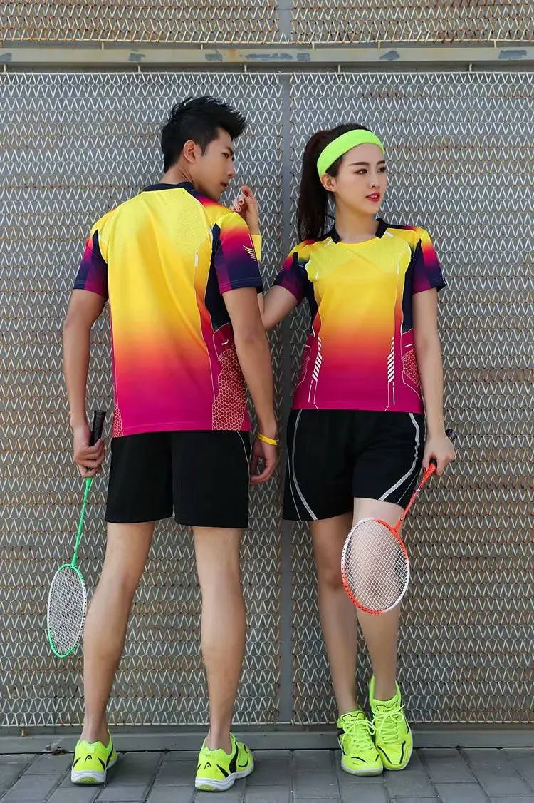Men Women's T Shirt Tennis , Girl Boys T shirts Badminton , Child Jerseys Table Tennis Tee Shirt Sport Clothes, Kid PingPong Kit