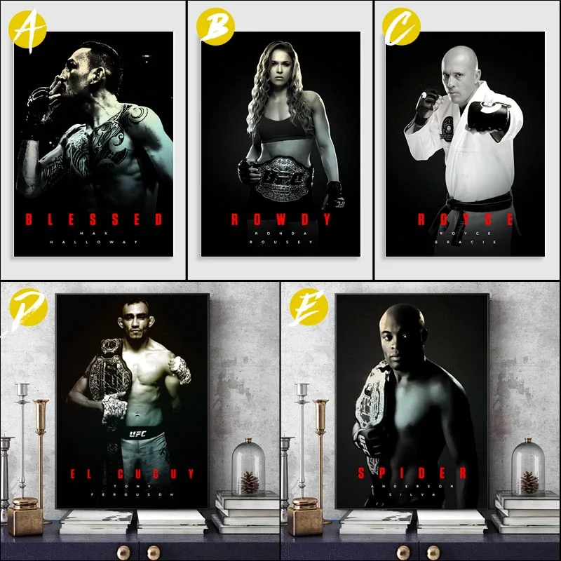 Картина на холсте Khabib Nurmagomedov настенный художественный плакат для гостиной Декор