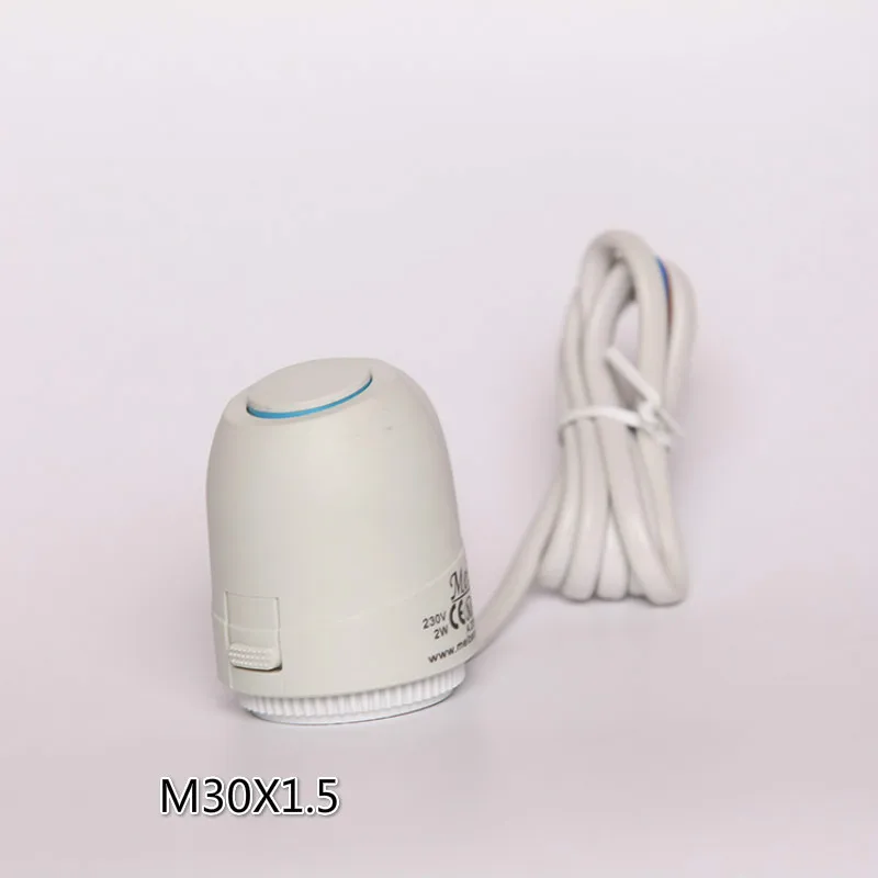 Электропривод 230 В для подогрева пола термостатический клапан M30X1.5 | Обустройство