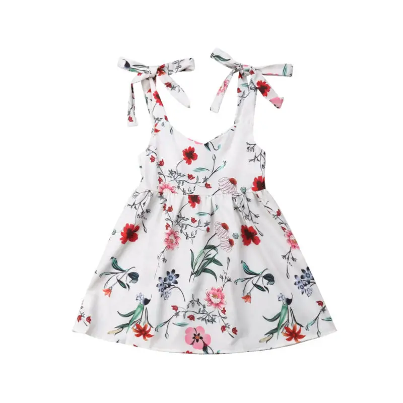 Цветочное праздничное платье БОБО Семейный комплект для мамы и дочки одежда