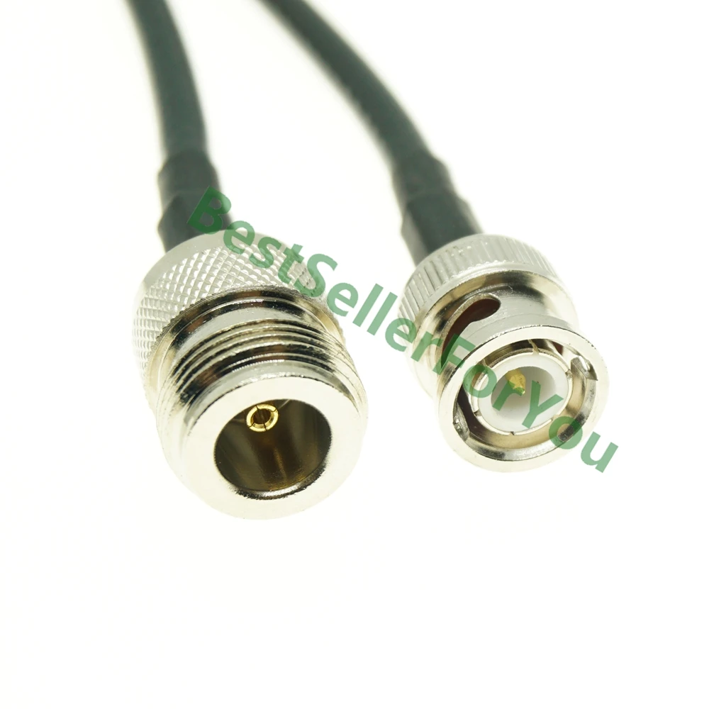 

Connector BNC Male To N Female RF Pigtail Antenna Adapter Coaxial Cable RG58