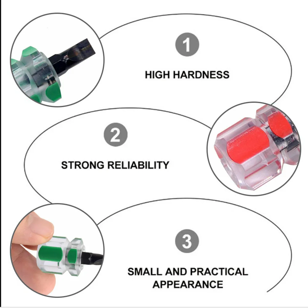 

Sets Slotted Screwdriver Kits Cross Screw Drivers 2pcs/set 2pcs/kit Mini New