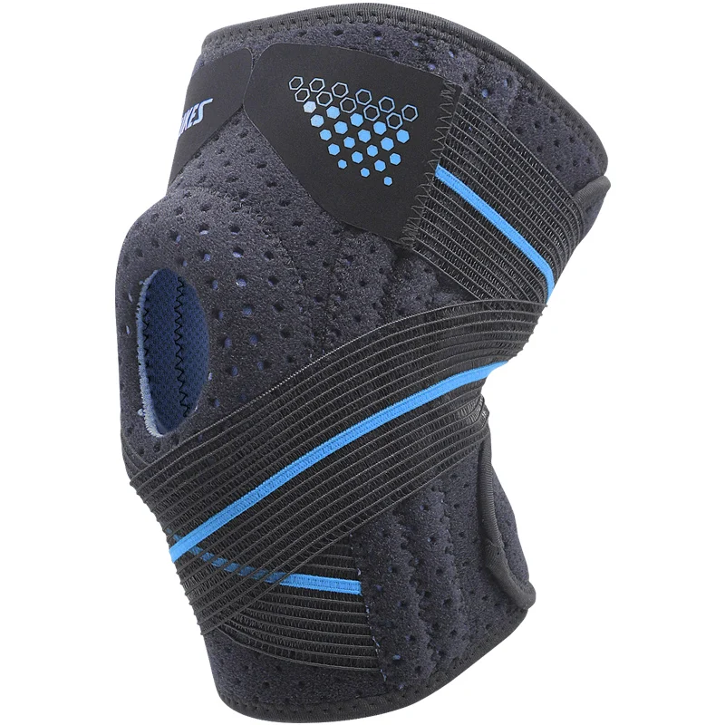 

Sports Compression Knee Brace Quick Dry Silica Gel Patella Knee Pads For Arthritis Joint Hole Knee Protector Volleyball 2022