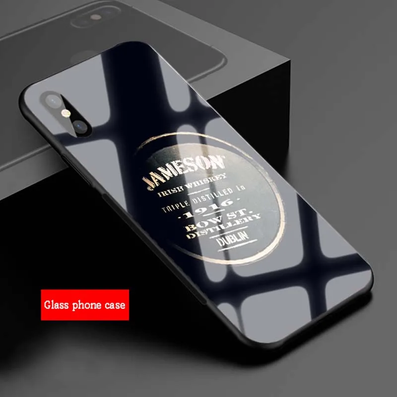 Jameson Irish Whiskey закаленное стекло телефон чехол для iPhone 6 6plus 7 7 plus 8 8plus 5 5S SE X XS XR XS Max - Цвет: B19071108-11.jpg