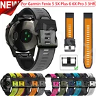 Смарт-браслет для часов Ремешки для часов Garmin Fenix 6 6S 6X 5X 5 5S 3 3HR Forerunner 935 945 Quick Release, отлично подходит для силиконовый браслет Correa