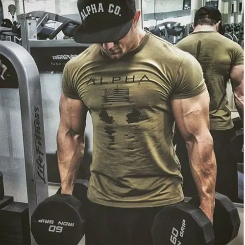 

Men's Fitness Training T-shirt Fitness Top Sports T-shirt Sports Shirt Sports T-shirt Men's Short Sleeve Running Shirt