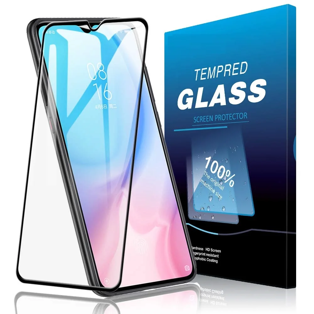 9D закаленное стекло для Alcatel 3L 2020 полное покрытие экрана 9H Взрывозащищенная