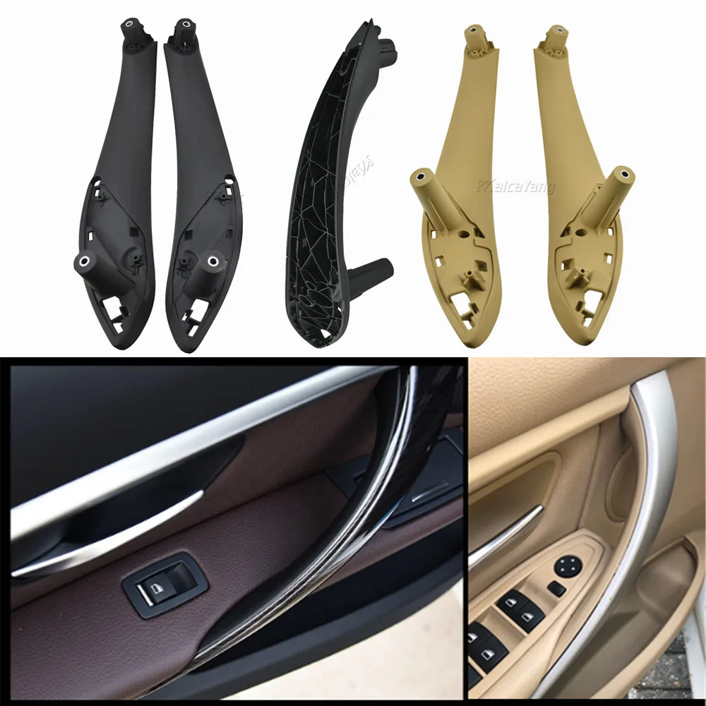 

Car Interior Door Handles Left Right Front Back Rear Side Inner Doors Panel Handle Bar Pull Trim Cover for BMW 3 Series F30 F35