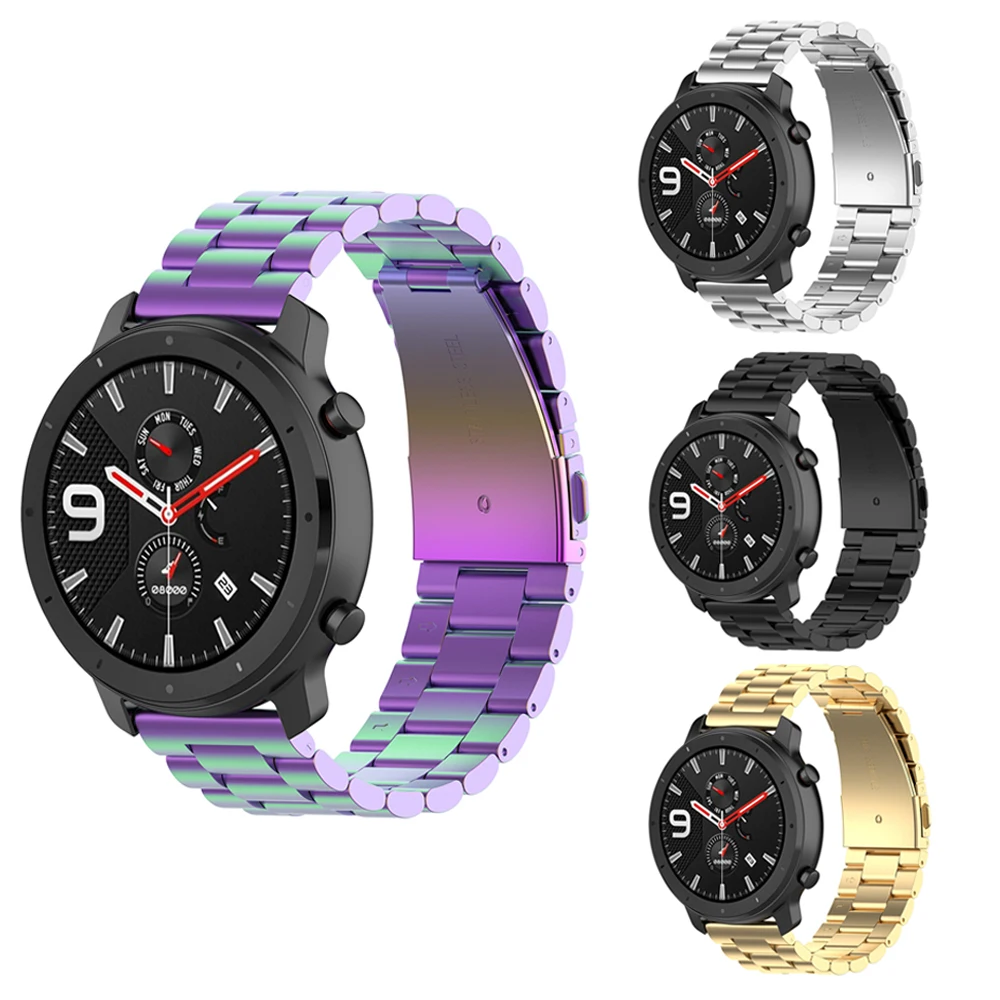 Ремешок для Xiaomi Huami Amazfit Bip/GTS/темп Stratos 2 2s Напульсники GTR 47/42 мм ремешок браслет samsung