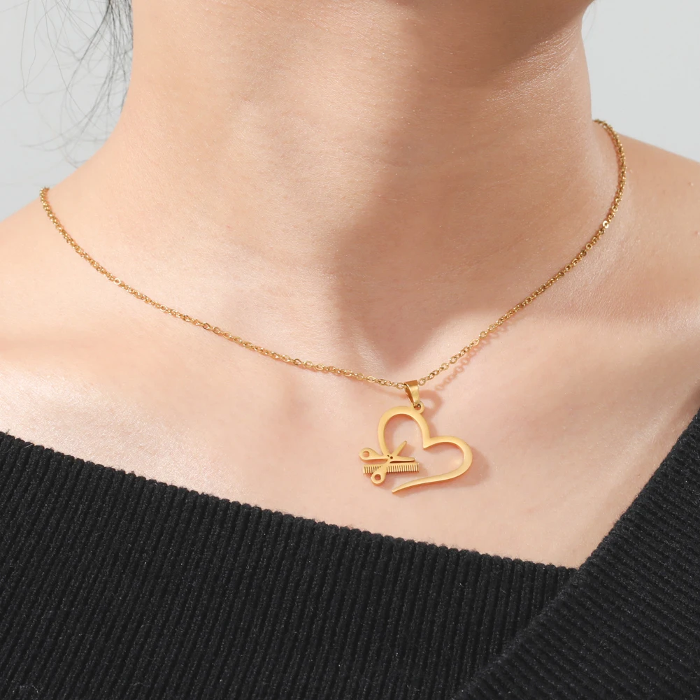 Ожерелье женское из нержавеющей стали в стиле панк | Украшения и аксессуары