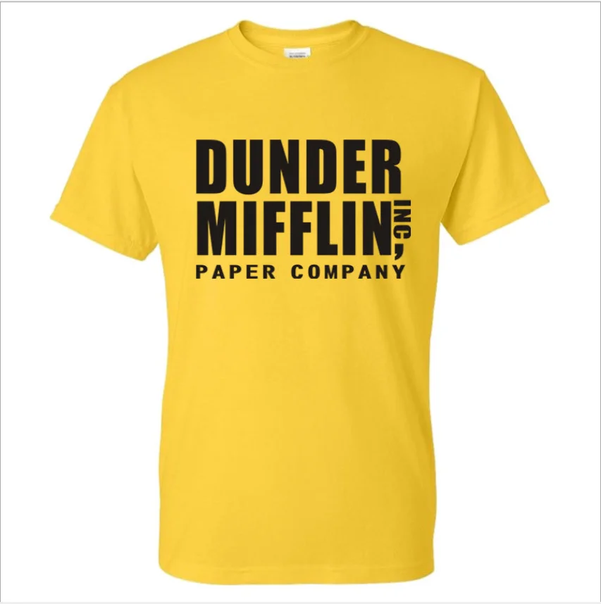 

2021 Sunmmer Men's T-Shirt The Office TV Show Costume Streetwear Harajuku High Quality Funny T Shirts Graphic