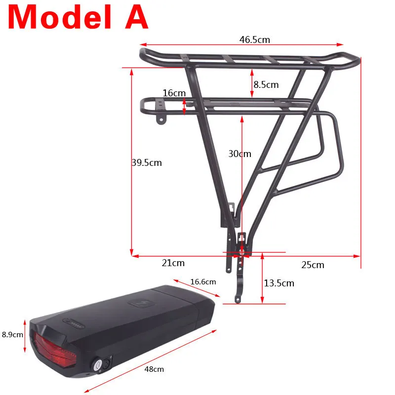 Чехол для аккумулятора электровелосипеда 48 В 36 52 в двухслойный пластиковый |