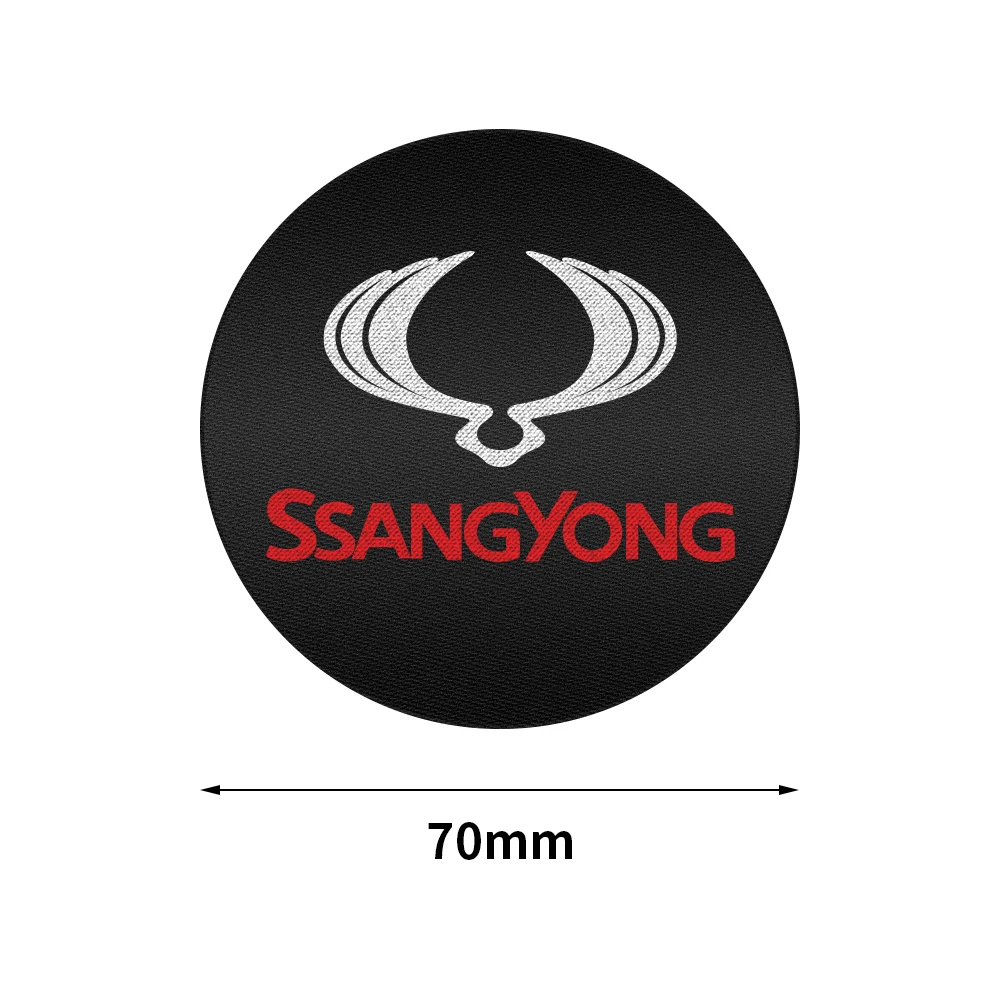 2 шт. Противоскользящий автомобильный значок для SsangYong Actyon Kyron Korando Rexton Tivoli