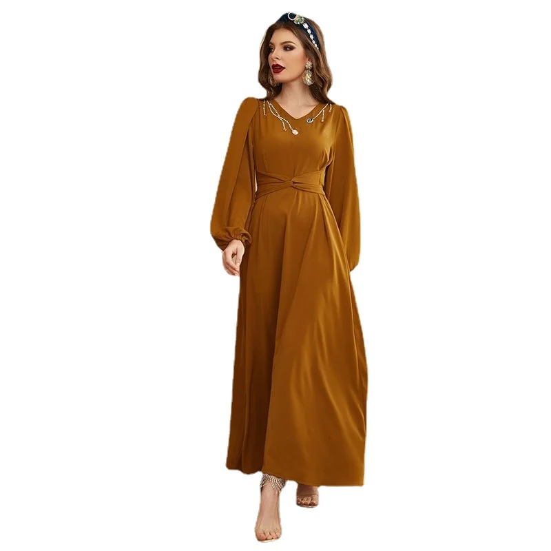 

Robe Djellaba Femme Abaya Dubai Turkey Kaftan Arabic Hijab Muslim Dress Islam Clothing Dresses Abayas For Women Musulman De Mode