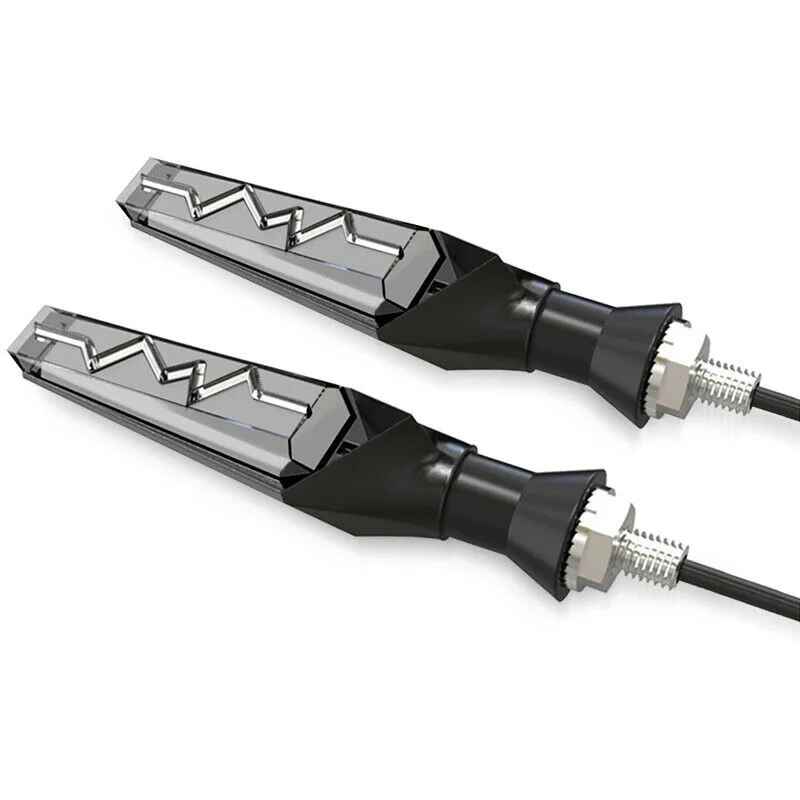 

12V Motorcycle 2Pcs Turn Signal Flowing Indicator LED Lamp Light Parts