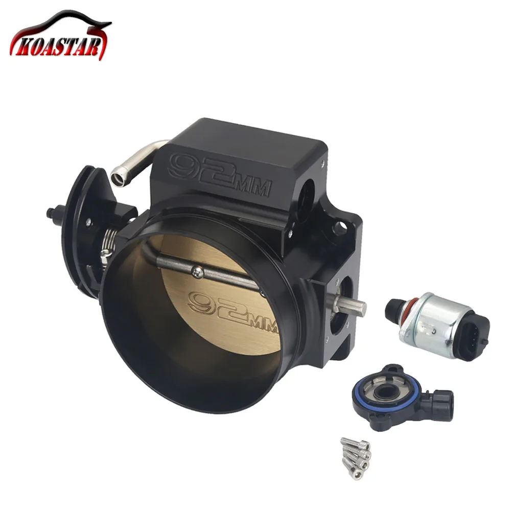 Алюминиевый корпус дроссельной заслонки 92 мм 102 с датчиком положения TPS для GM LS1 LS2