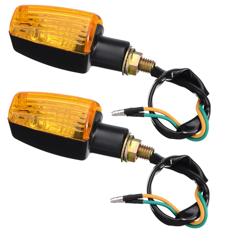1 пара мини индикатор Светильник Универсальный мотоцикл лампа фонаря указателя