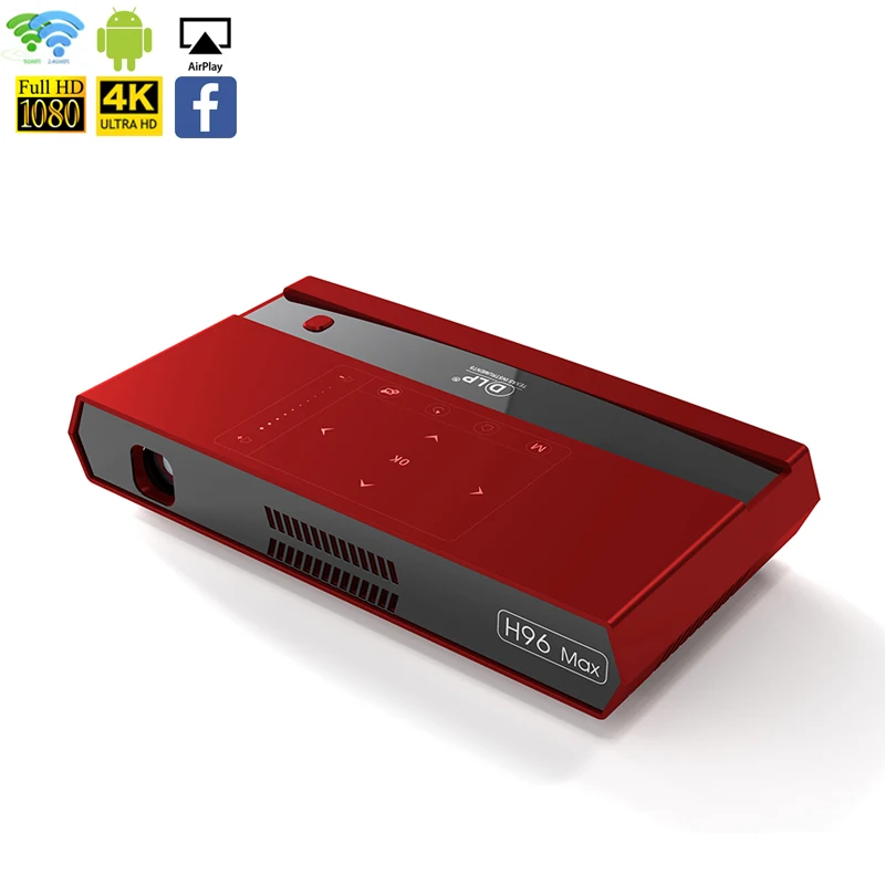 

H96 Max android 2,4G/фонарь Wifi dlp 1080P hd мини-фонарь с завода h96