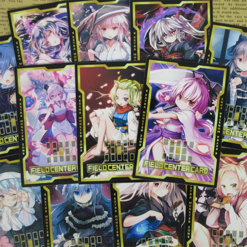 16 шт./компл. Yugioh привидения девушки полуматовые полевые центральные карты