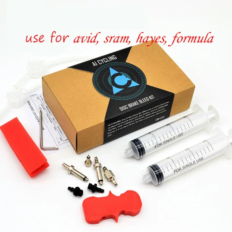 

Hydraulic Brake Bleed Kit Brake System Mineral Oil Brake Funnel Set Bike Repair Tool Kit Hydraulic Brake