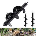 Буровое долото для домашнего сада, спиральная насадка для создания отверстий для земли, 10 дюймов12 дюймов, для ручных аэраторов