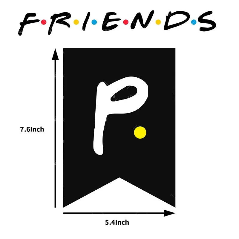 44 шт друзьями комплект тема алфавитный баннер кекс десерт фигурки жениха и