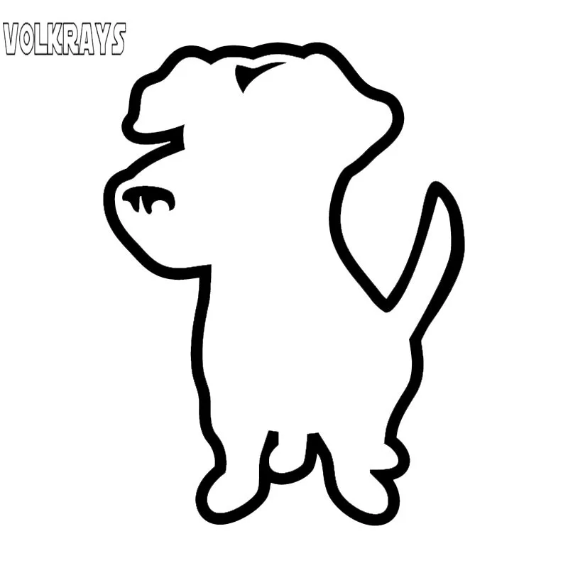 Volkrays индивидуальная Автомобильная наклейка Джек Рассел собака милые аксессуары